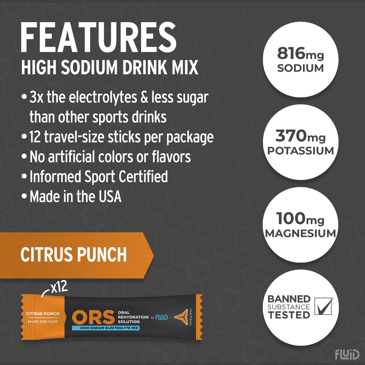 Fluid Tactical - ORS (Oral Rehydration Solution)
