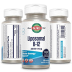 KAL Liposomal Vitamin B12 2500 mcg Vegan Capsules - 30 Count - image 2