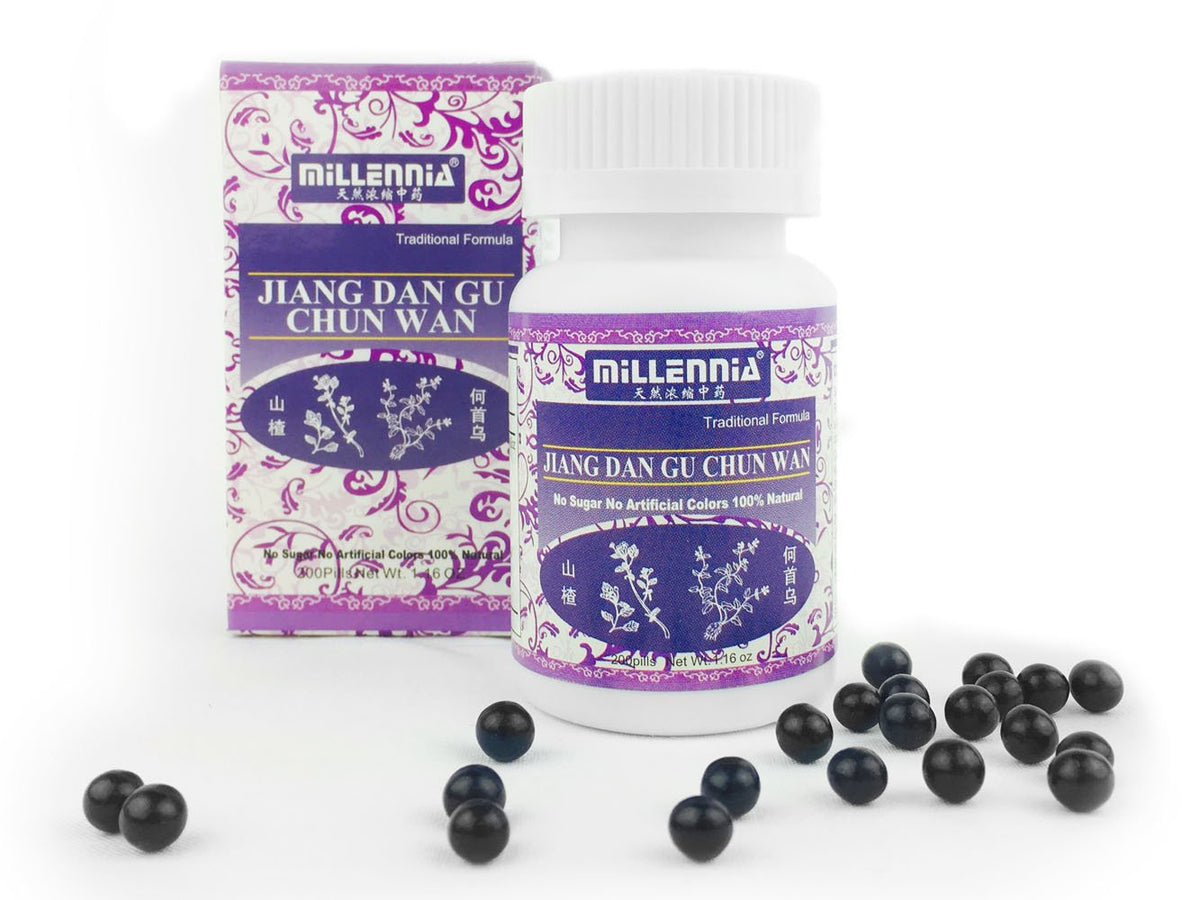 Millennia Jiang Dan Gu Chun Wan Herbal Supplement - 12 Bottles