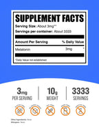 BulkSupplements.com Melatonin Powder