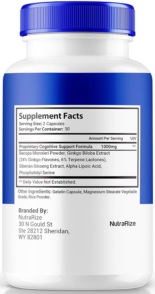 NutraRize Neuro Fortis Pro Capsules for Focus & Memory - 300 Capsules - image 2