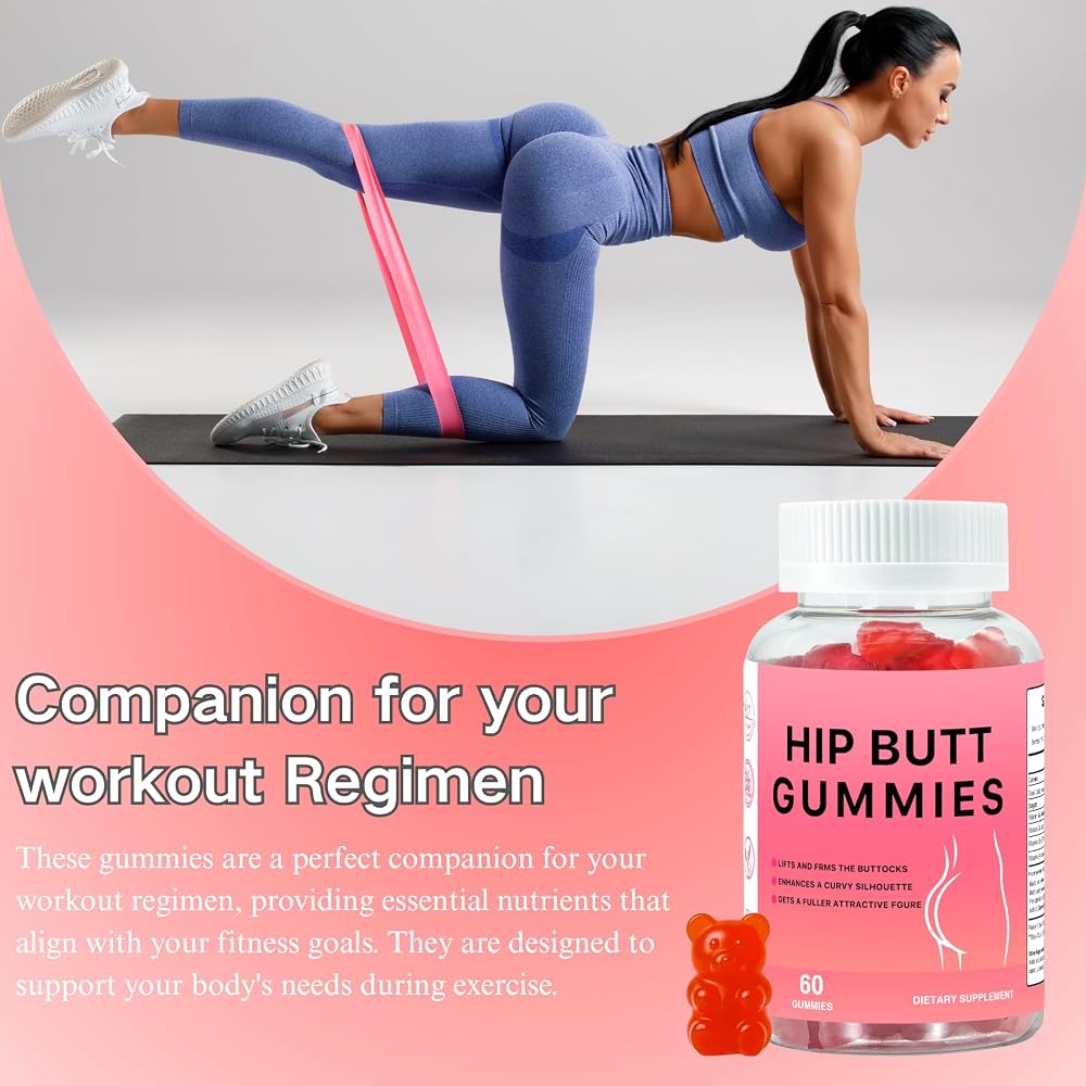 Siyolaherb Hip BBL Gummies for Women Body - 60 Gummies - image 3