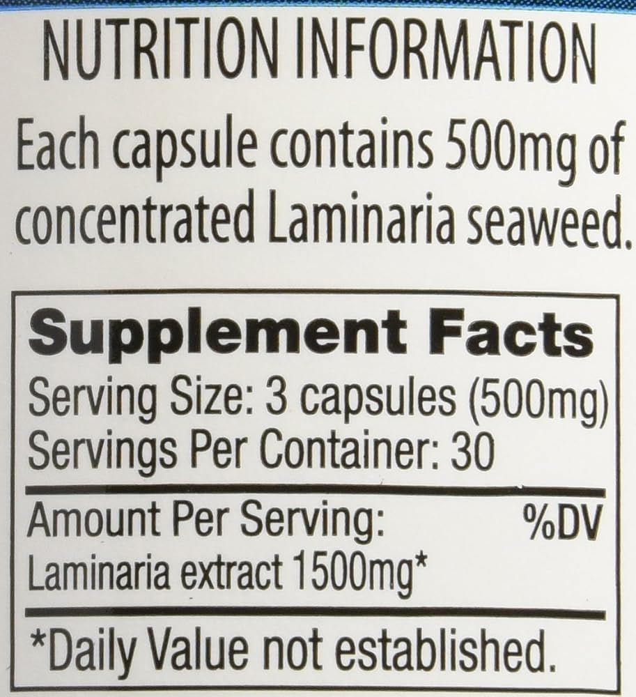psd WAYA Seaweed Modifilan Herbal Supplement - 180 Capsules - image 3