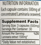 psd WAYA Seaweed Modifilan Herbal Supplement - 180 Capsules - image 3