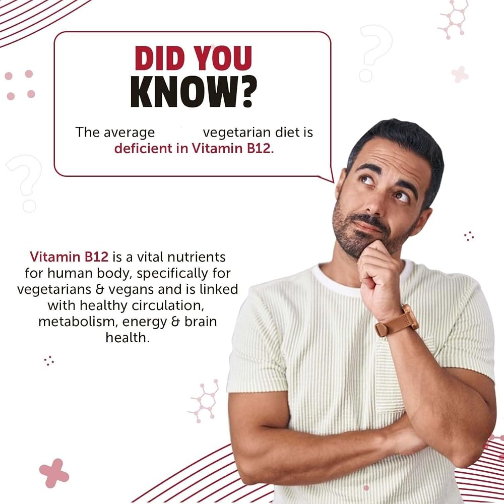 Plant-Based True B12 Supplements for Energy & Brain Health - 60 Tablets - image 5