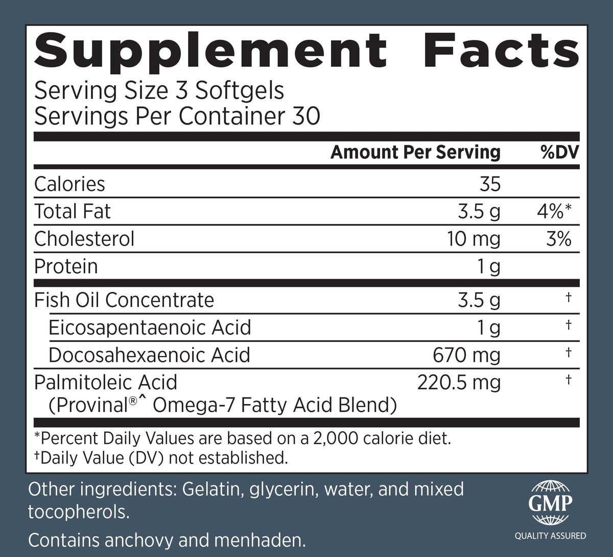 Primal Labs DuOmega 3&7 Fish Oil Supplement - 90 Capsules - image 2
