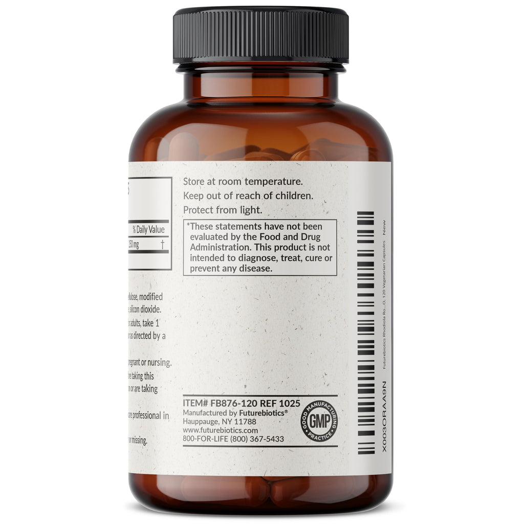 Futurebiotics Rhodiola Rosea 1000 MG Adaptogenic Herb Supports Brain
