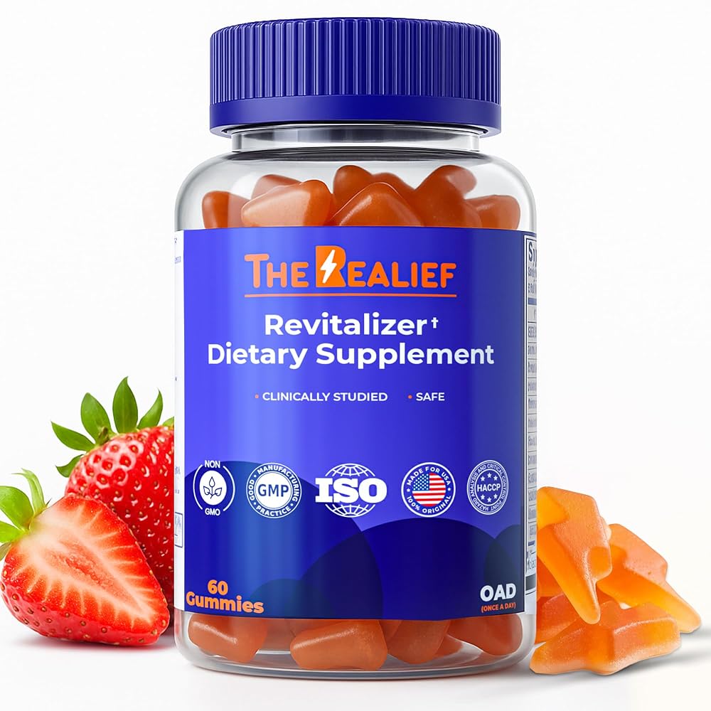 The Realief Post Party Gummies with DHM & Milk Thistle - 60 Count