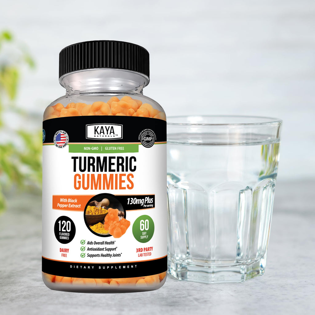Kaya Naturals Turmeric Supplements Gummies