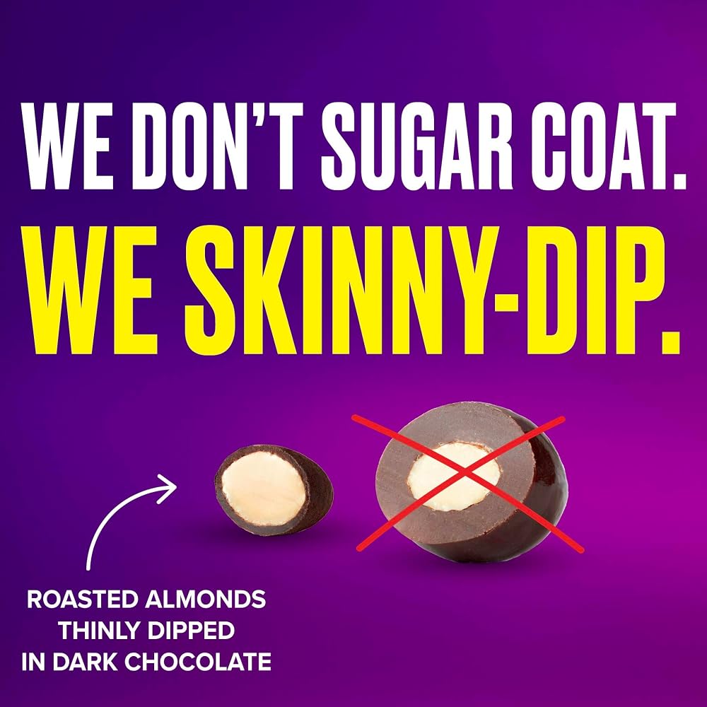 SkinnyDipped Super Dark Chocolate + Sea Salt Almonds - 3.5 oz - image 4