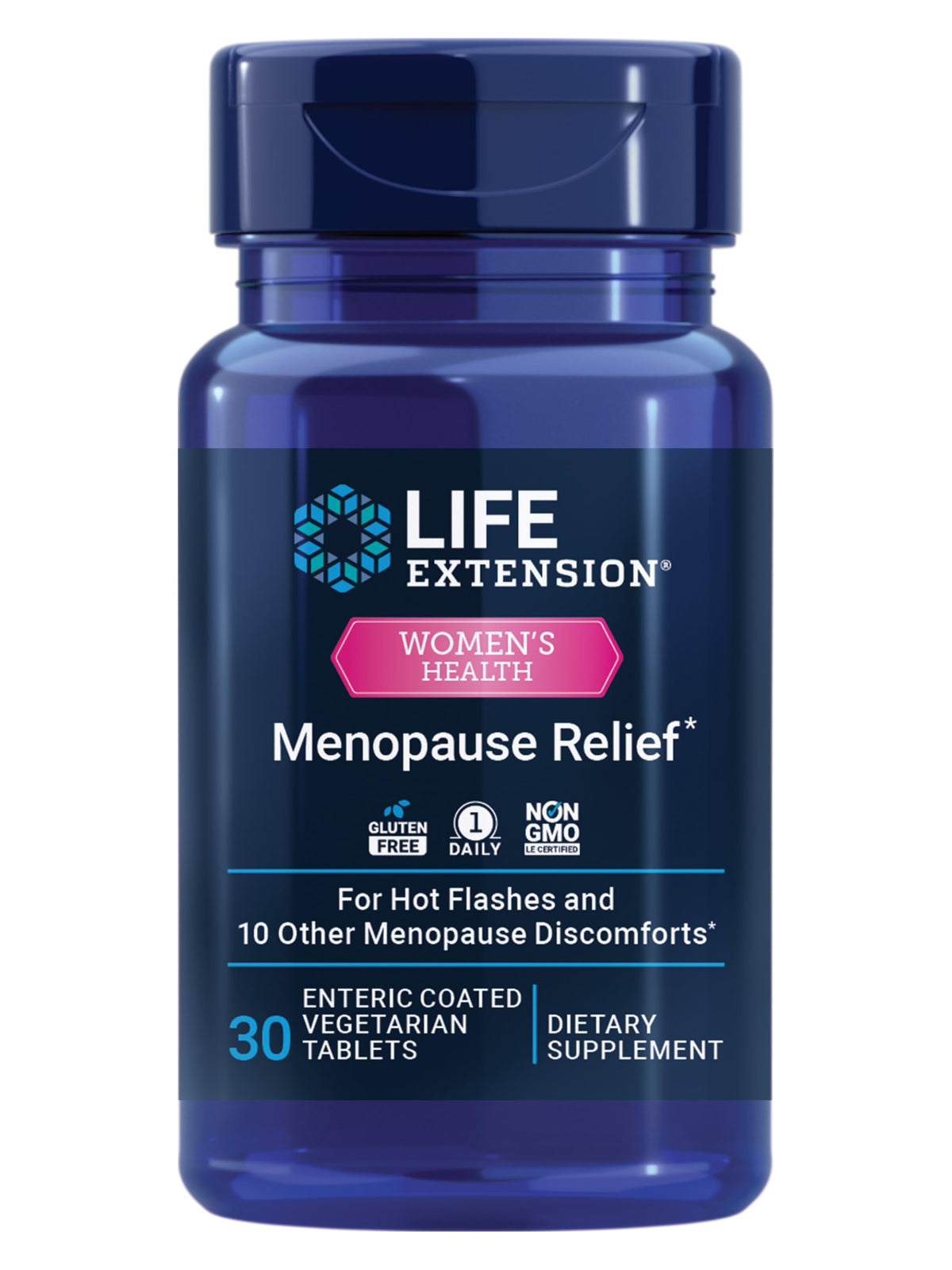 Life Extension Menopause Relief Siberian Rhubarb - 30 Tablets