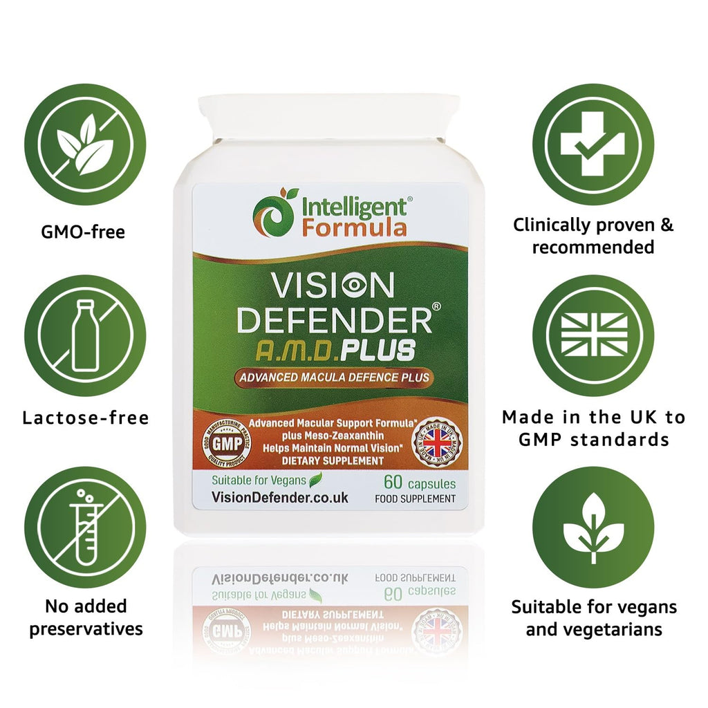 Intelligent Formula Vision Defender Plus Eye Supplement - 60 Vegan Capsules - image 7