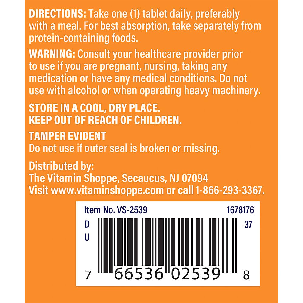 The Vitamin Shoppe L-Tryptophan 1,000 mg - 60 Tablets - image 3