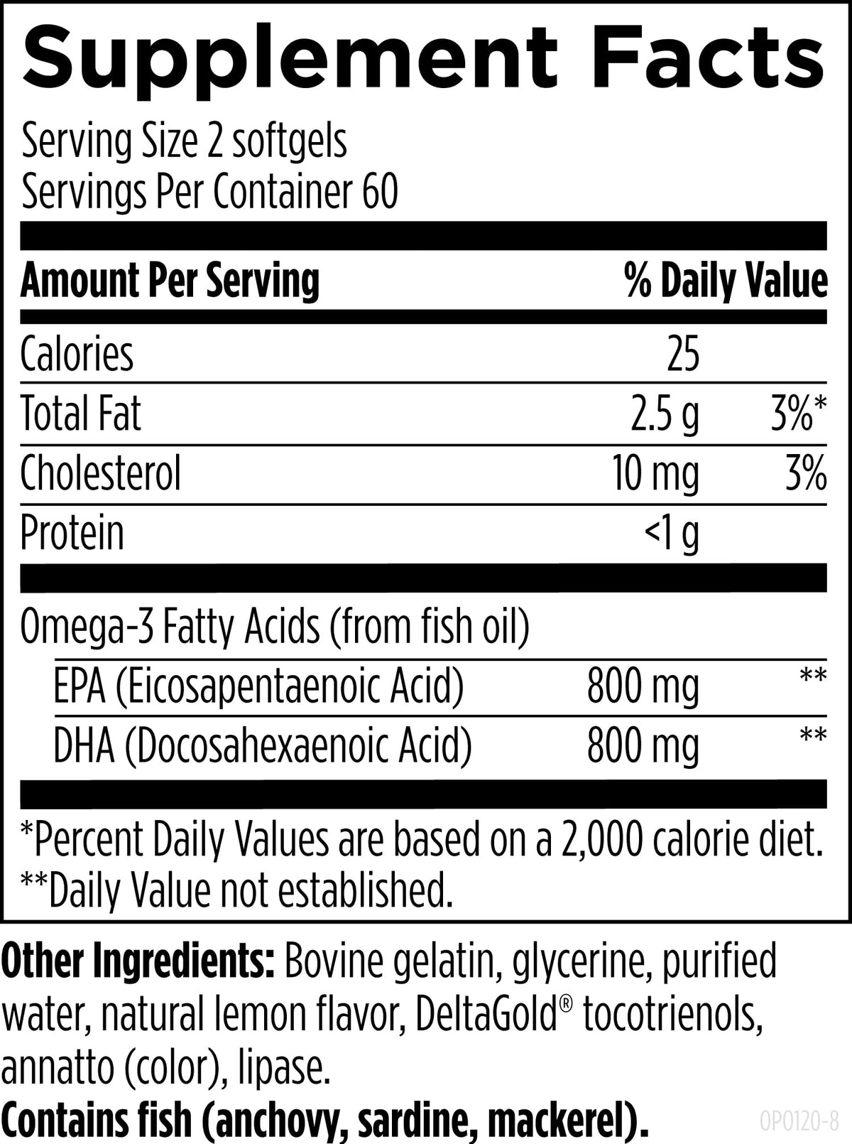 Designs for Health OmegAvail Hi-Po Omega-3 Fish Oil - 1600mg EPA/DHA - image 3