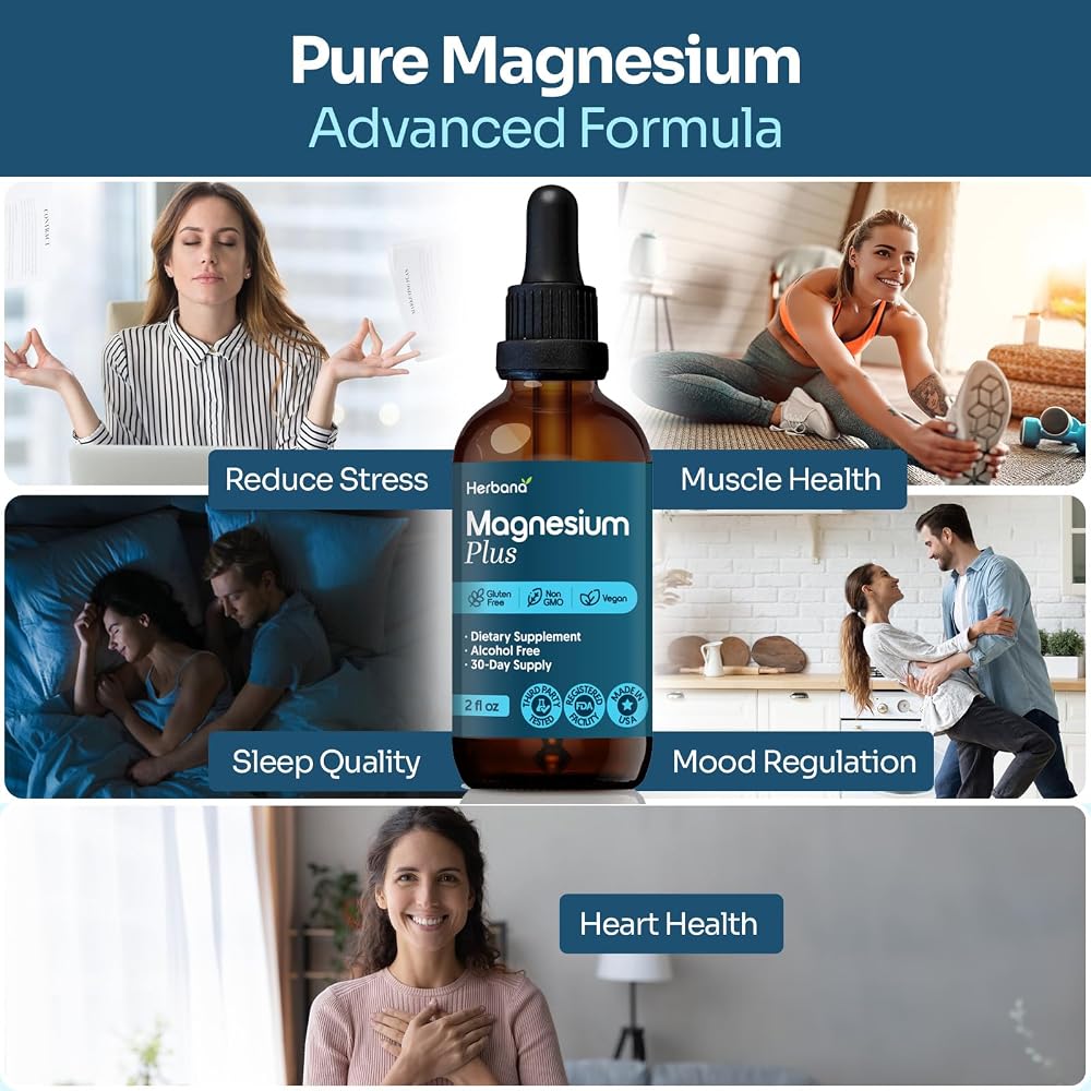 HERBANA MANUFACTURING Magnesium Complex Plus Liquid Drops - Advanced