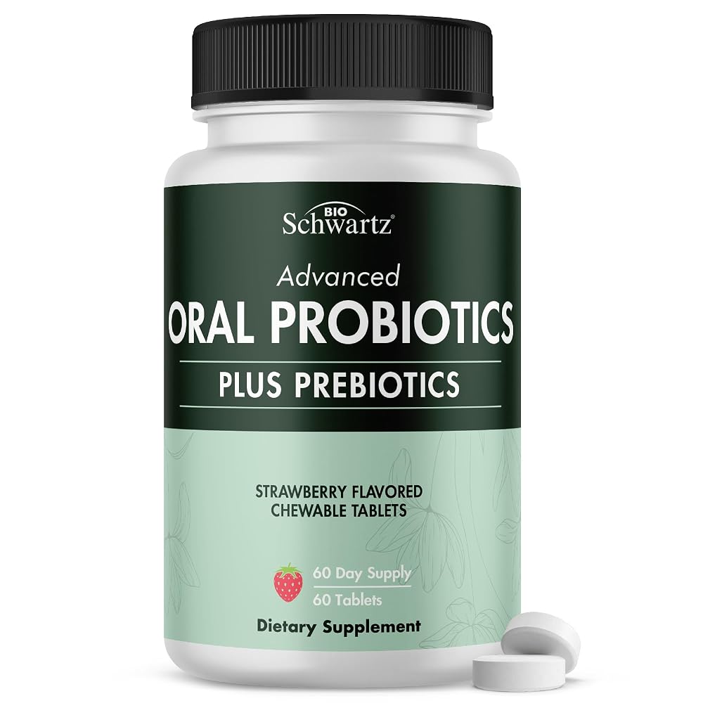 BioSchwartz Oral Probiotics Supplement with Prebiotics - Supports