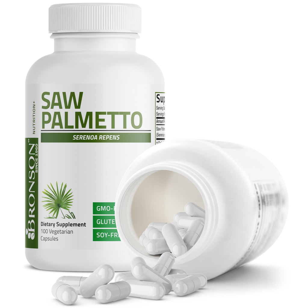 Bronson Saw Palmetto 1000 MG per Serving Extra Strength Supports