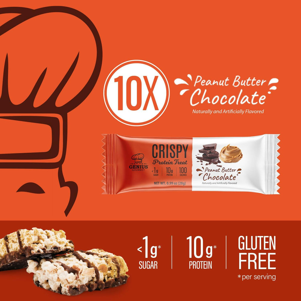 Genius Gourmet Gluten Free Crispy Protein Treat
