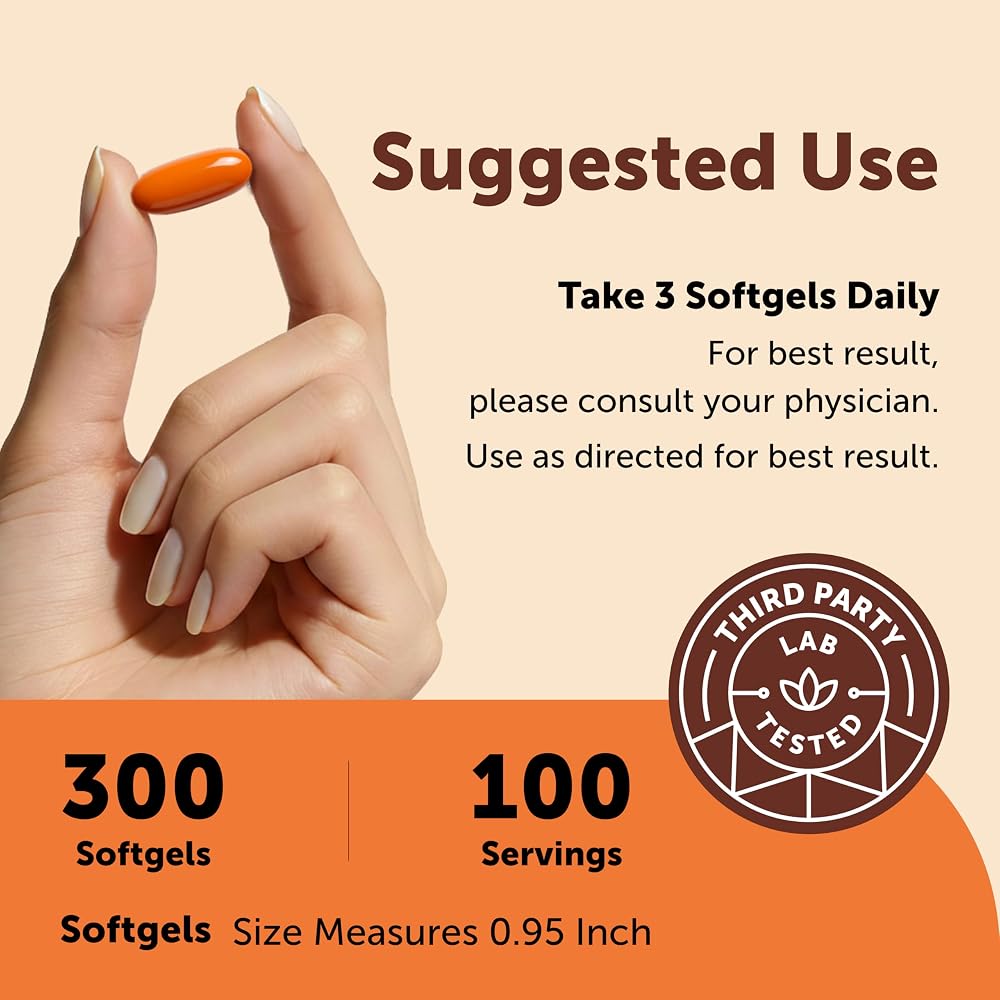 Micro Ingredients Turmeric Curcumin with Black Pepper & Ginger - 300 Softgels - image 4