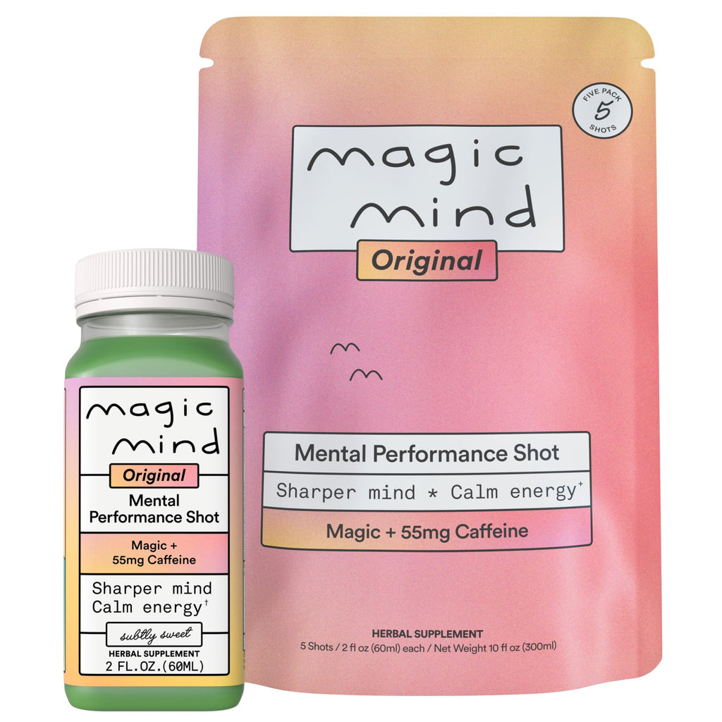 Magic Mind Original Energy & Focus Nootropic Shot - 5 Pack
