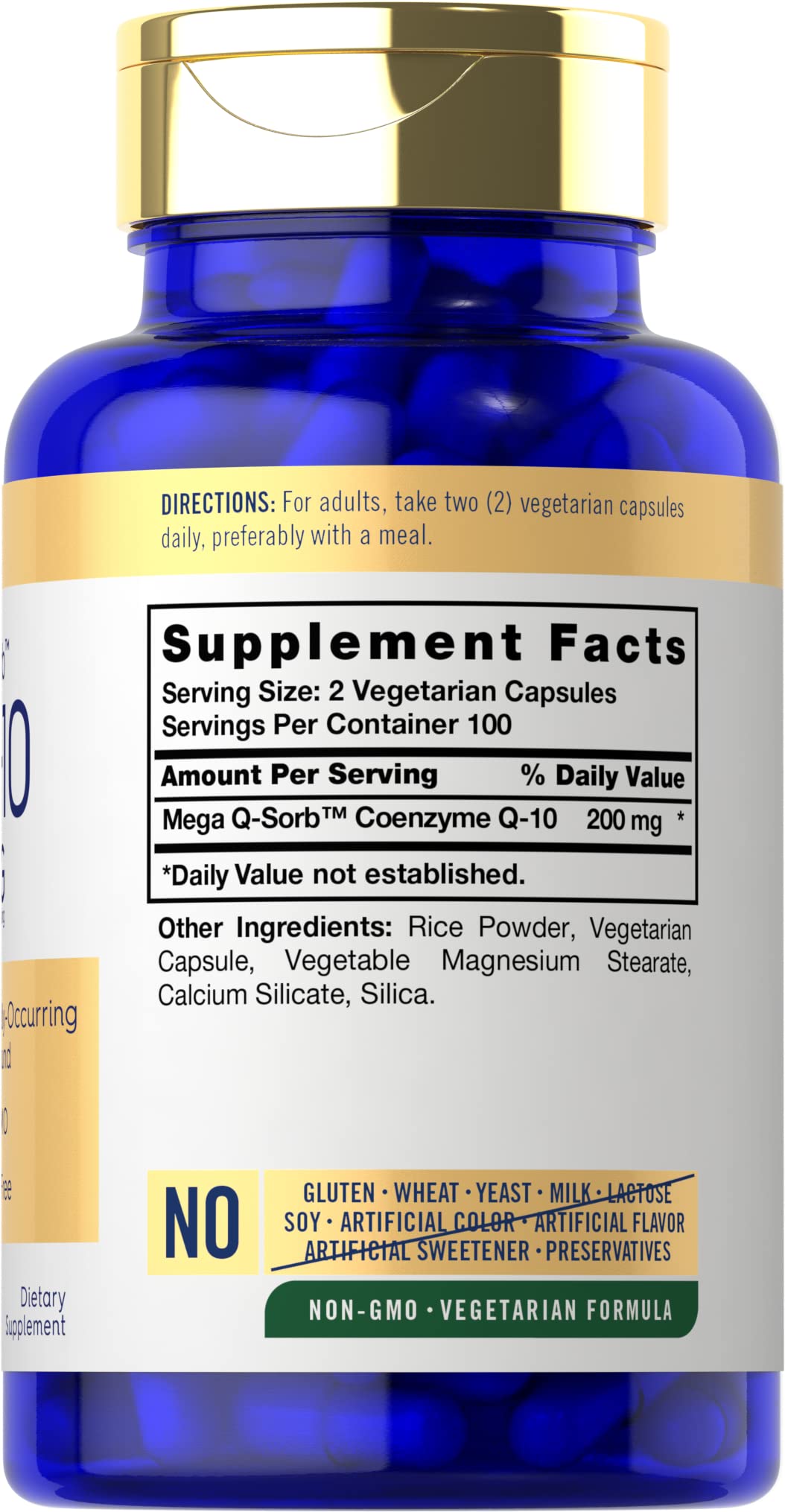 Carlyle CoQ10 200mg Mega Q-Sorb - 200 Capsules - image 2
