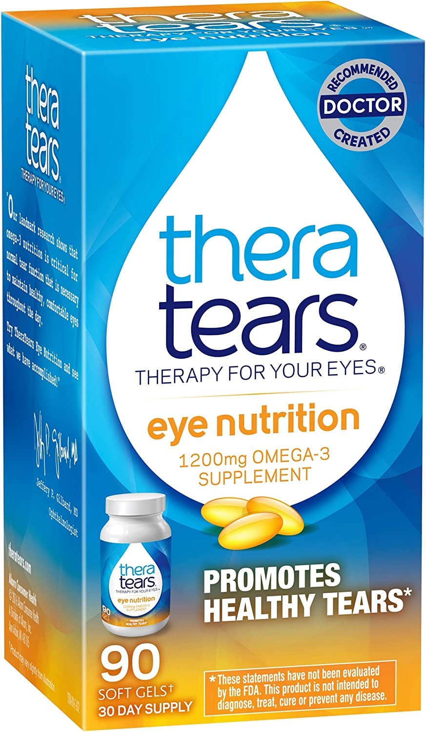 TheraTears Nutrition Omega-3 Eye Health Supplement - 180 Capsules - image 6