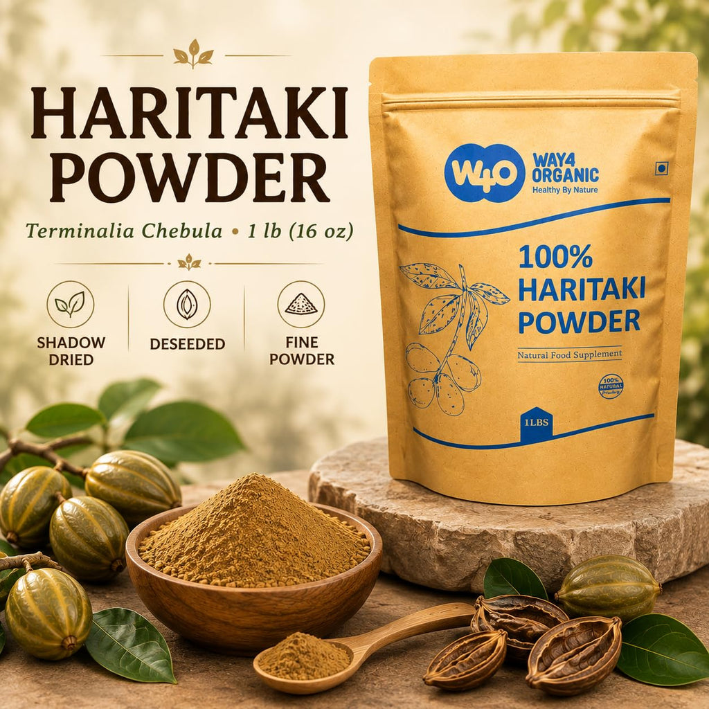 WAY 4 ORGANIC Haritaki Powder Terminalia Chebula - 16 Ounces - image 4