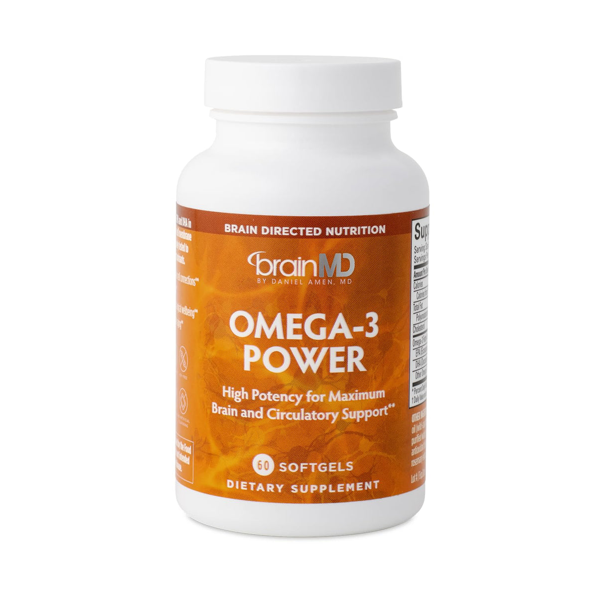 BrainMD Dr Amen Omega-3 Power Joint & Immune Support - 60 Softgels