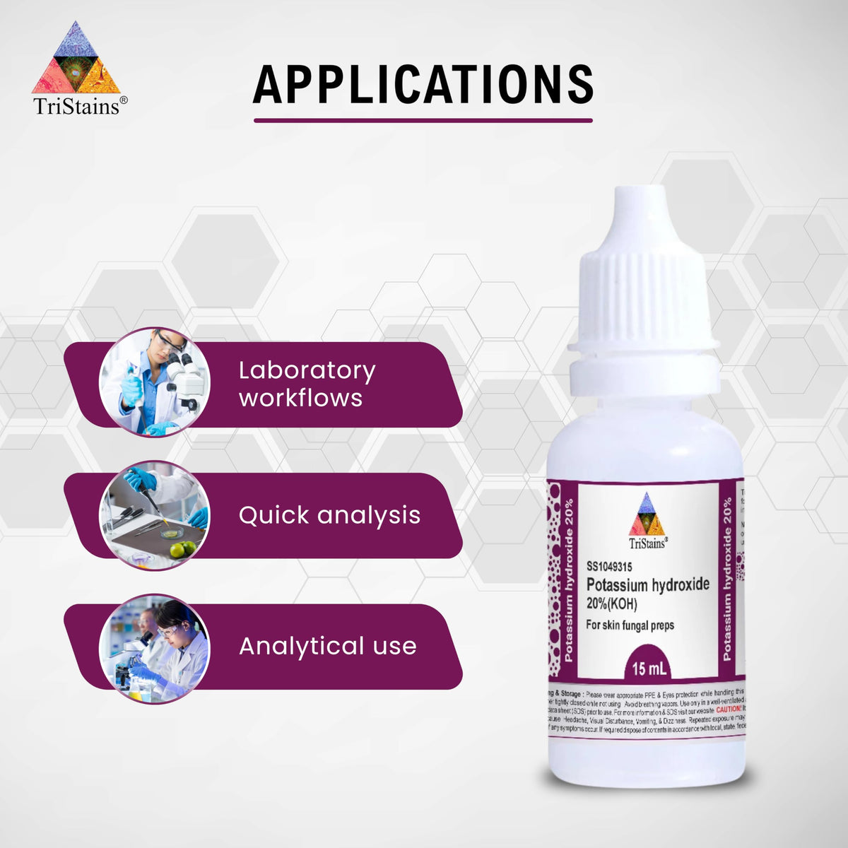 Dawn Scientific Potassium Hydroxide 20% KOH Solution - 15mL - image 4