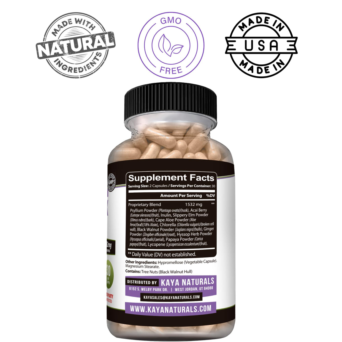 Kaya Naturals - Max Detox - 100% Natural