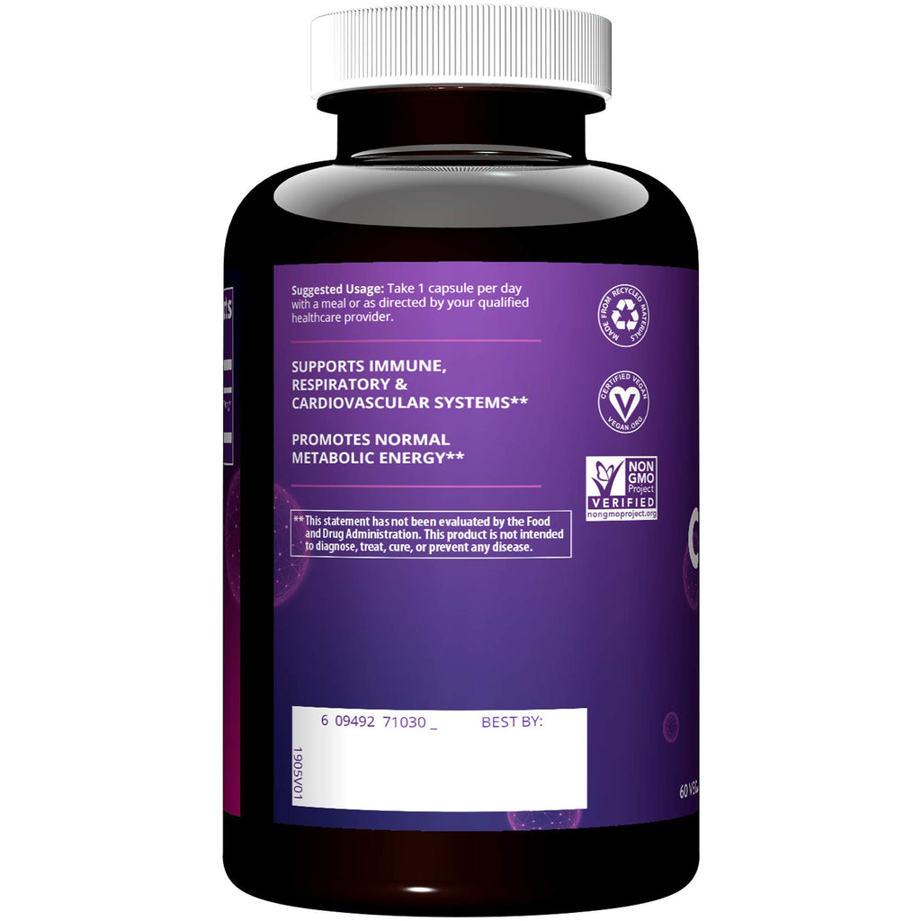MRM Nutrition Cordyceps CS-4 Strain Energy & Endurance - 60 Capsules - image 2