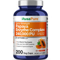 NusaPure Papaya Enzyme 240,000 PU Vegan - 200 Capsules