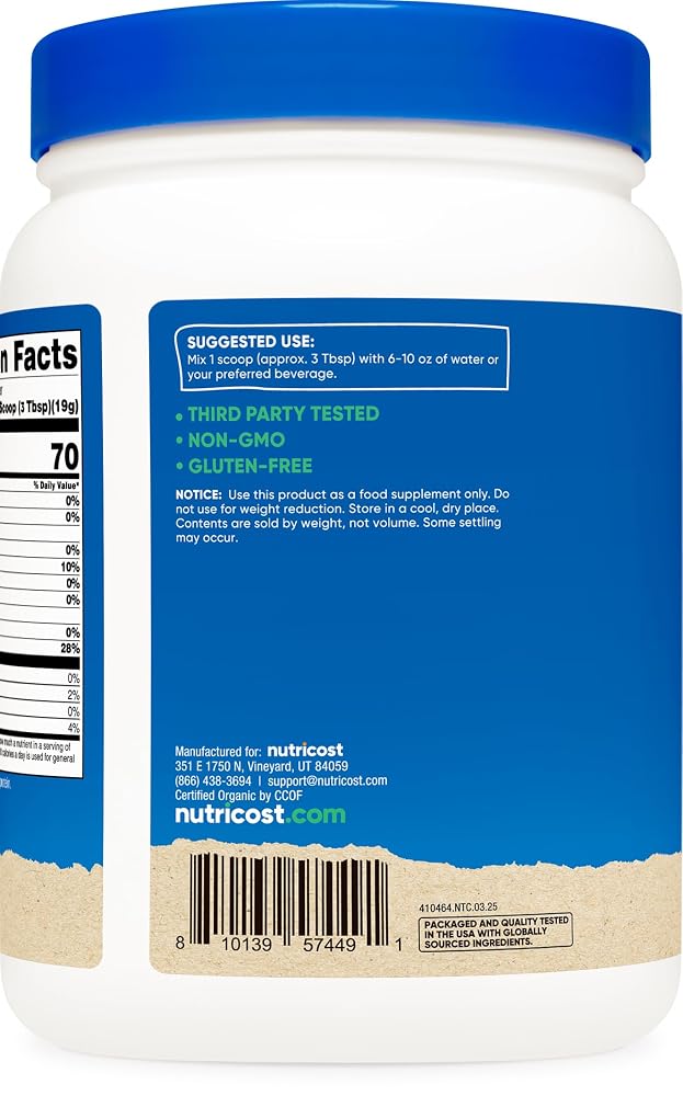 Nutricost Organic Egg White Protein Powder - 25 Servings - image 4