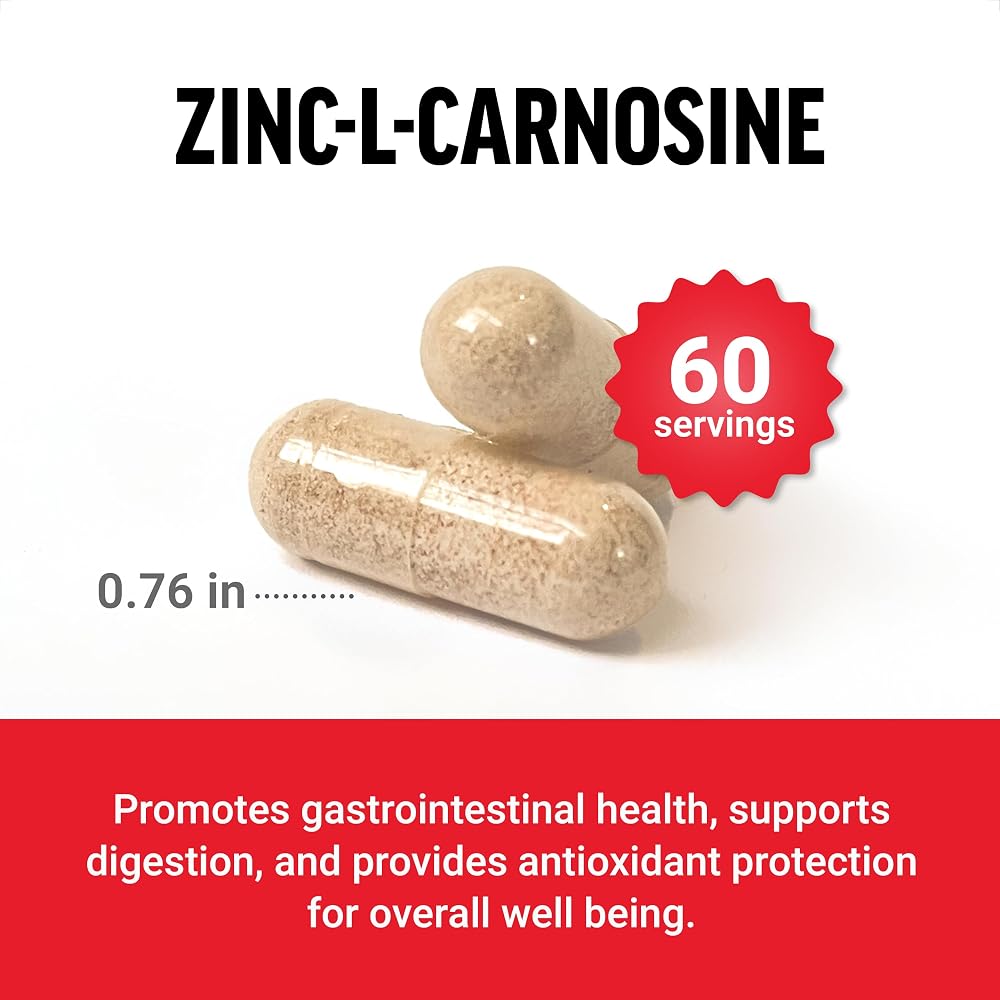 Force Factor Zinc L-Carnosine Capsules - 120 Capsules - image 3