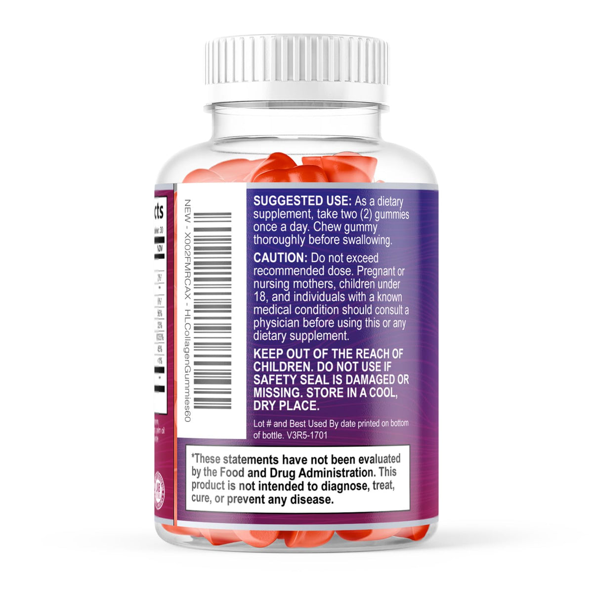 Hello Lovely! Collagen Gummies with Biotin for Hair, Skin & Nails - 60 Gummies - image 8