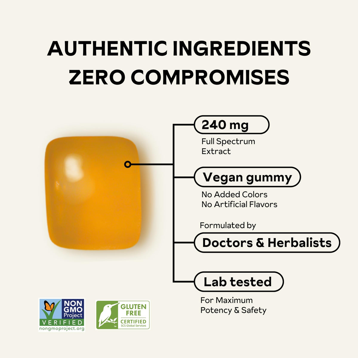Reprise Korean Ginseng Gummies for Energy - 45 Gummies - image 3