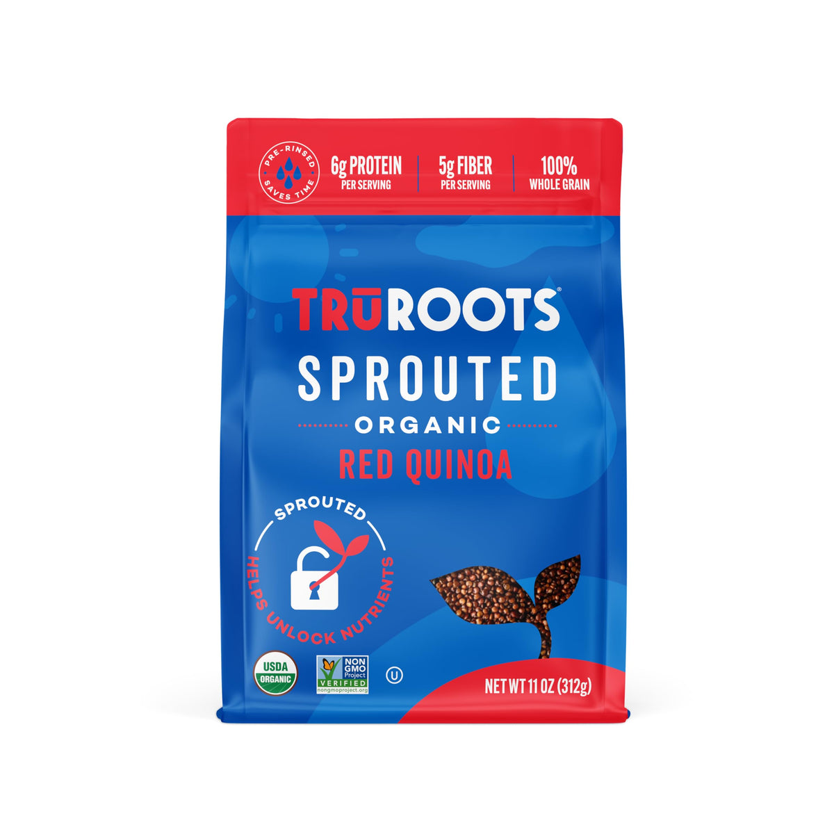 TruRoots Organic Sprouted Red Quinoa - 11 oz