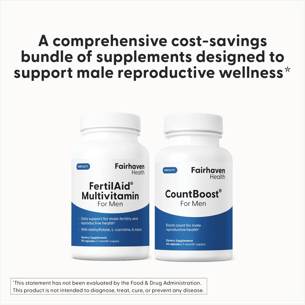 Fairhaven Health FertilAid Multivitamin & CountBoost - 90 & 60 Capsules - image 5