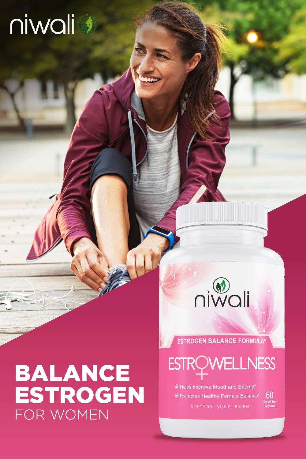 NIWALI Estrogen Capsule for Women Hormone Balance - 60 Vegetarian Capsules - image 6