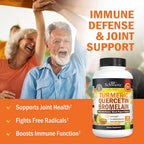 BioSchwartz Turmeric Quercetin with Bromelain - 90 Capsules - image 3