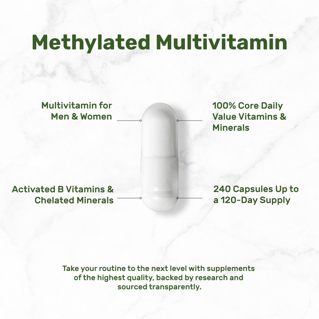 DEAL SUPPLEMENT Methylated Multivitamin - 240 Capsules - image 3