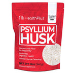 Health Plus Psyllium Husk Fiber Supplement Powder - 12 oz
