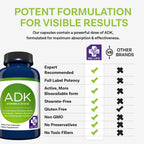 MD.LIFE ADK Vitamin Supplement with D3 and K2 - 90 Capsules - image 5