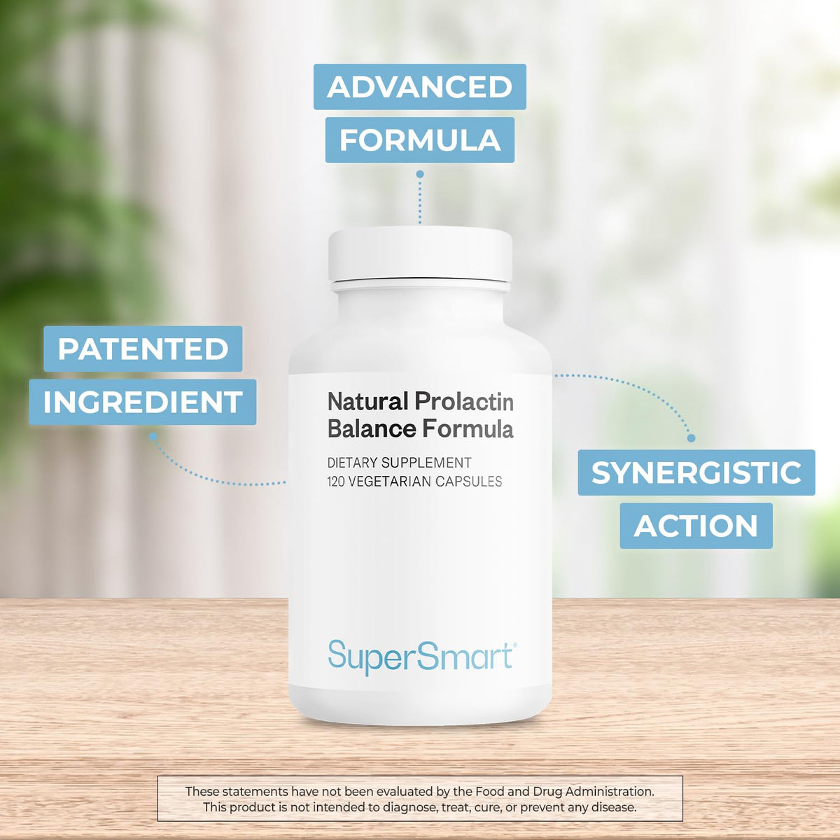 Supersmart Natural Anti Prolactin Supplement - 120 Vegetarian Capsules - image 3