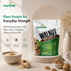NURTIVE Walnut Protein Powder - Plant-Based - 20 Servings - image 2