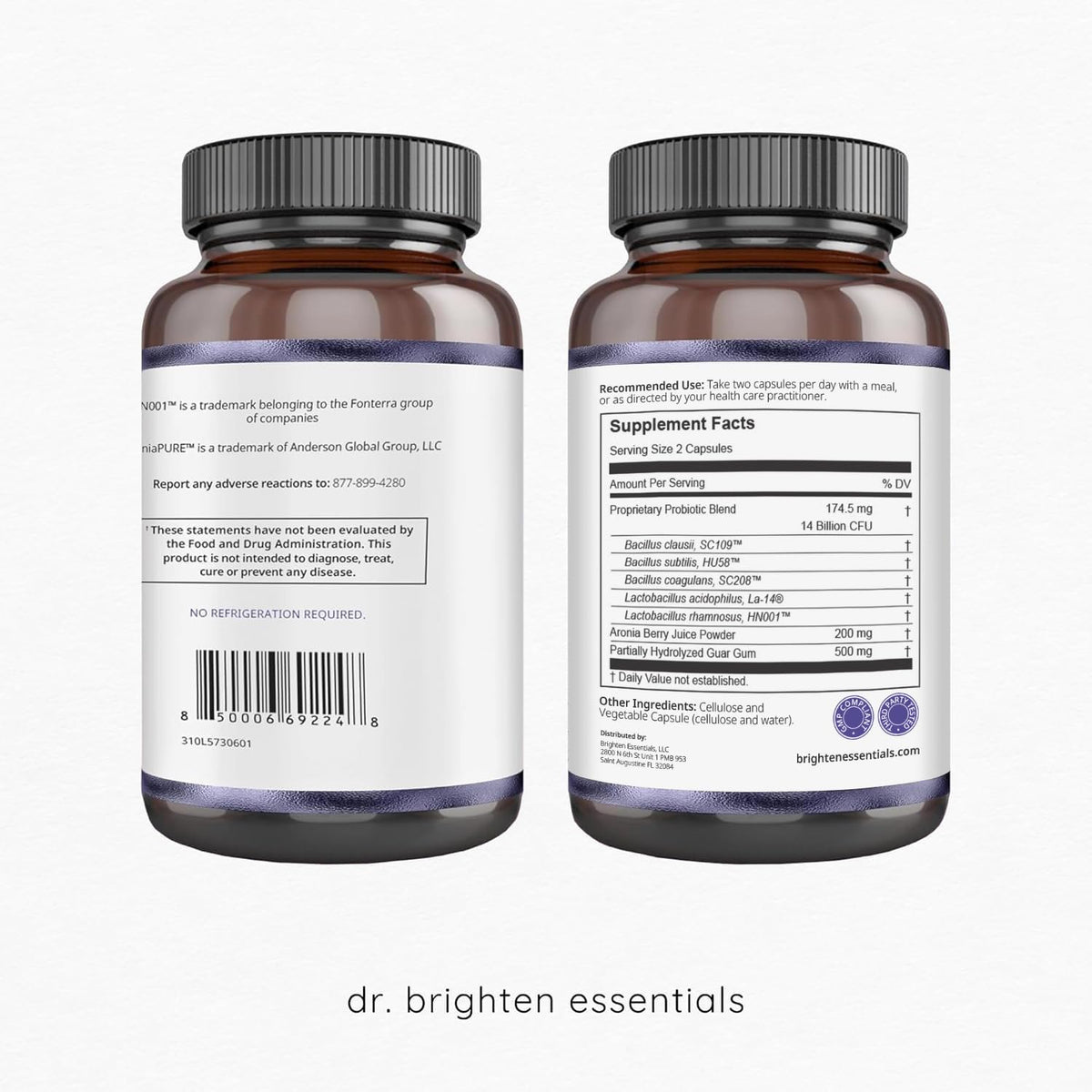 Dr. Brighten Women's Probiotic with Prebiotics - 60 Capsules - image 2
