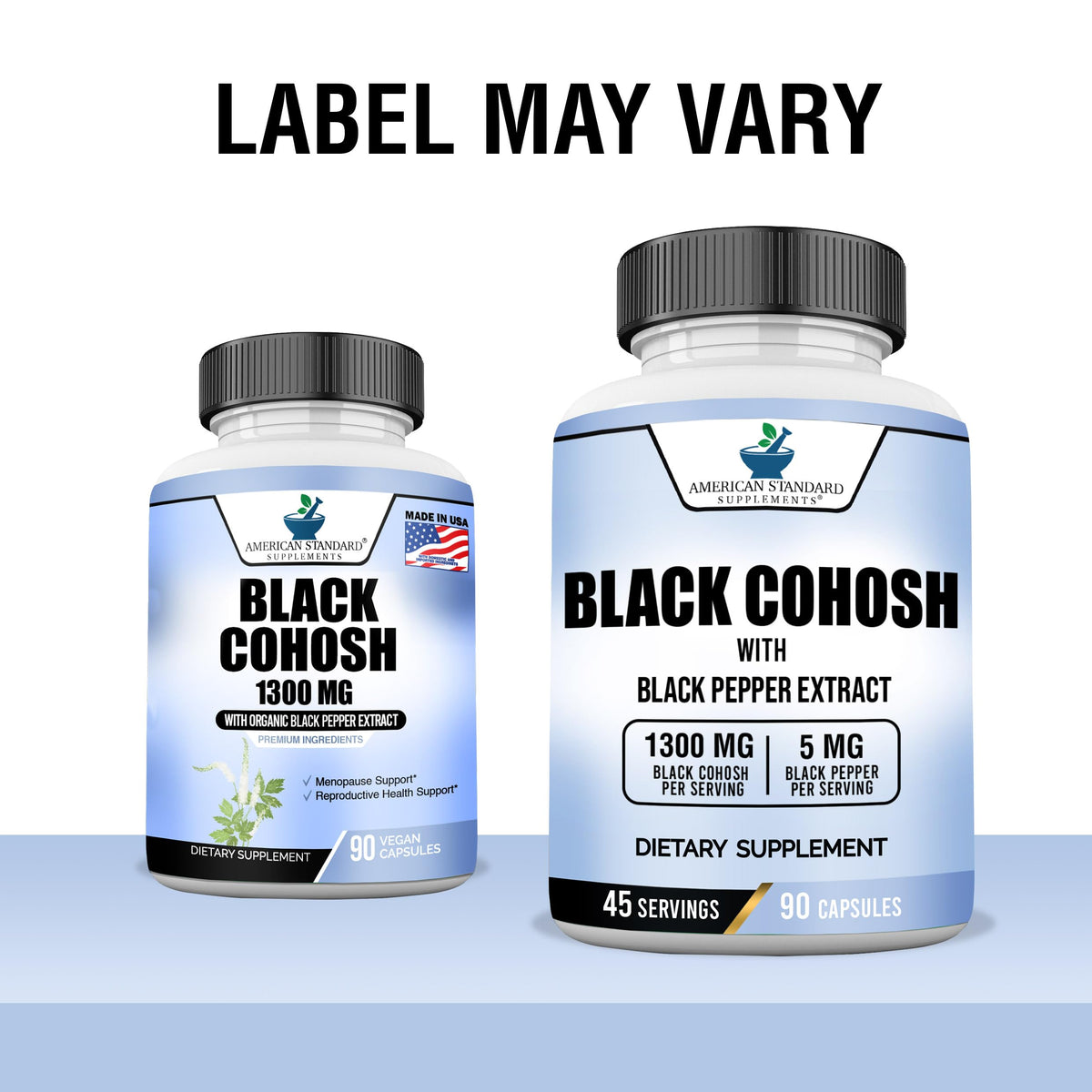 American Standard Supplements Black Cohosh 1300mg - 90 Capsules - image 2