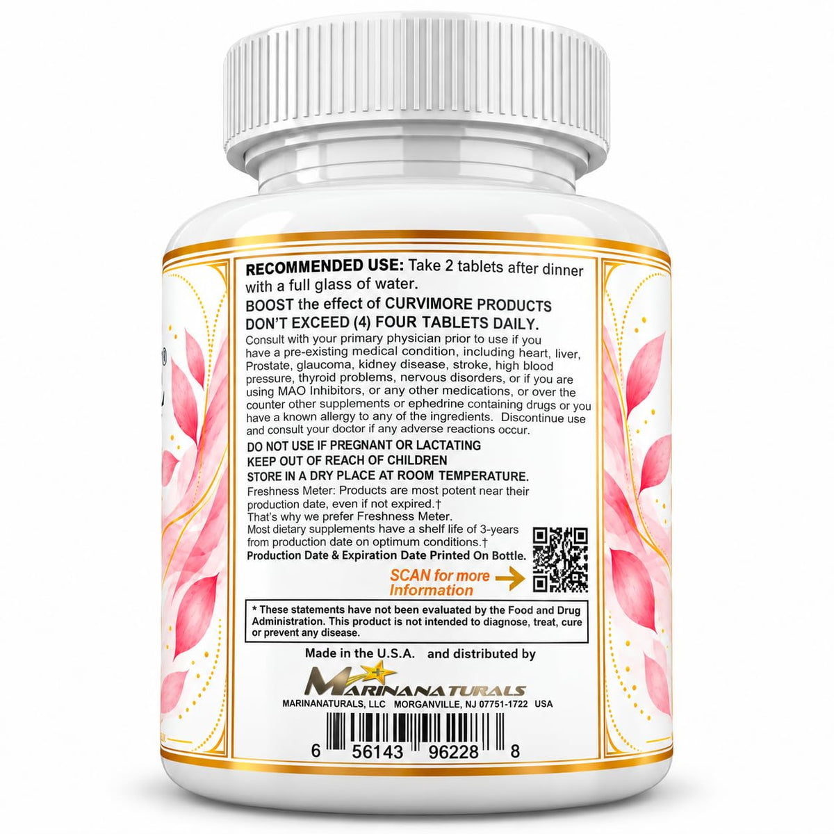 MARINANATURALS CURVIMORE BOOSTER Blended Supplement - 60 Tablets - image 7