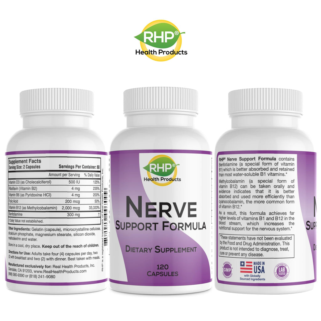 RHP Nerve Support Formula Advanced B Complex - 120 Capsules - image 7