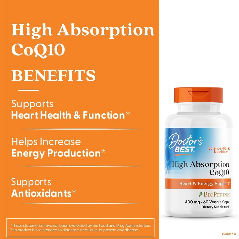 Doctor's BEST High Absorption CoQ10 400mg with BioPerine - image 3